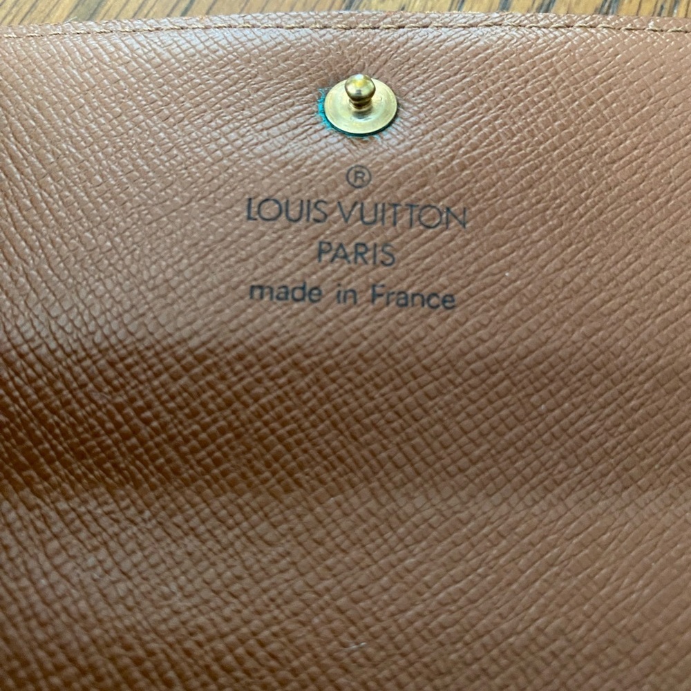 Vintage Louis Vuitton Monogram Wallet Purse SP1918 w/ Chain/Made in France - Picture 4 of 8